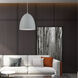 Arlington 3 Light 19 inch Nordic Gray with Brushed Nickel Accents Pendant Ceiling Light