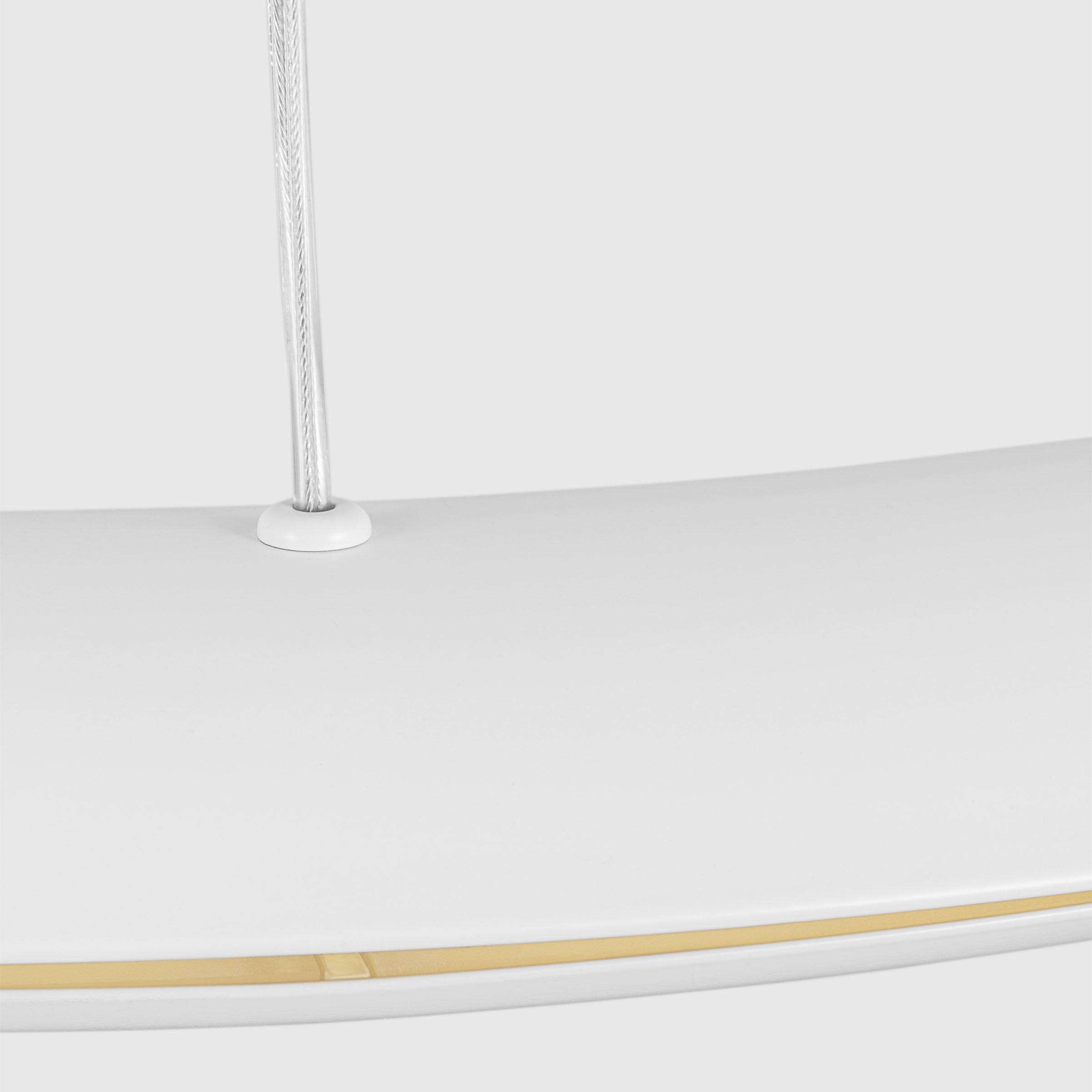 C&M by Chapman & Myers Cielo LED 36 inch Matte White Chandelier Ceiling Light