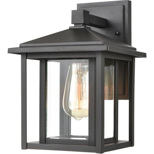 Solitude 1 Light 11 inch Matte Black Outdoor Wall Sconce