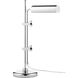 Satire 23 inch 10 watt Polished Nickel Table Lamp Portable Light
