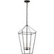 Marie Flanigan Malloy LED 14 inch Aged Iron Open Frame Forged Lantern Ceiling Light