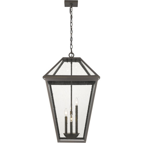Talbot 4 Light 19.5 inch Oil Rubbed Bronze Outdoor Chain Mount Ceiling Fixture