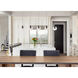 Eren 5 Light 32 inch Black Linear Pendant Ceiling Light