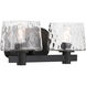 Drysdale 2 Light 14.5 inch Coal Bath Vanity Light Wall Light