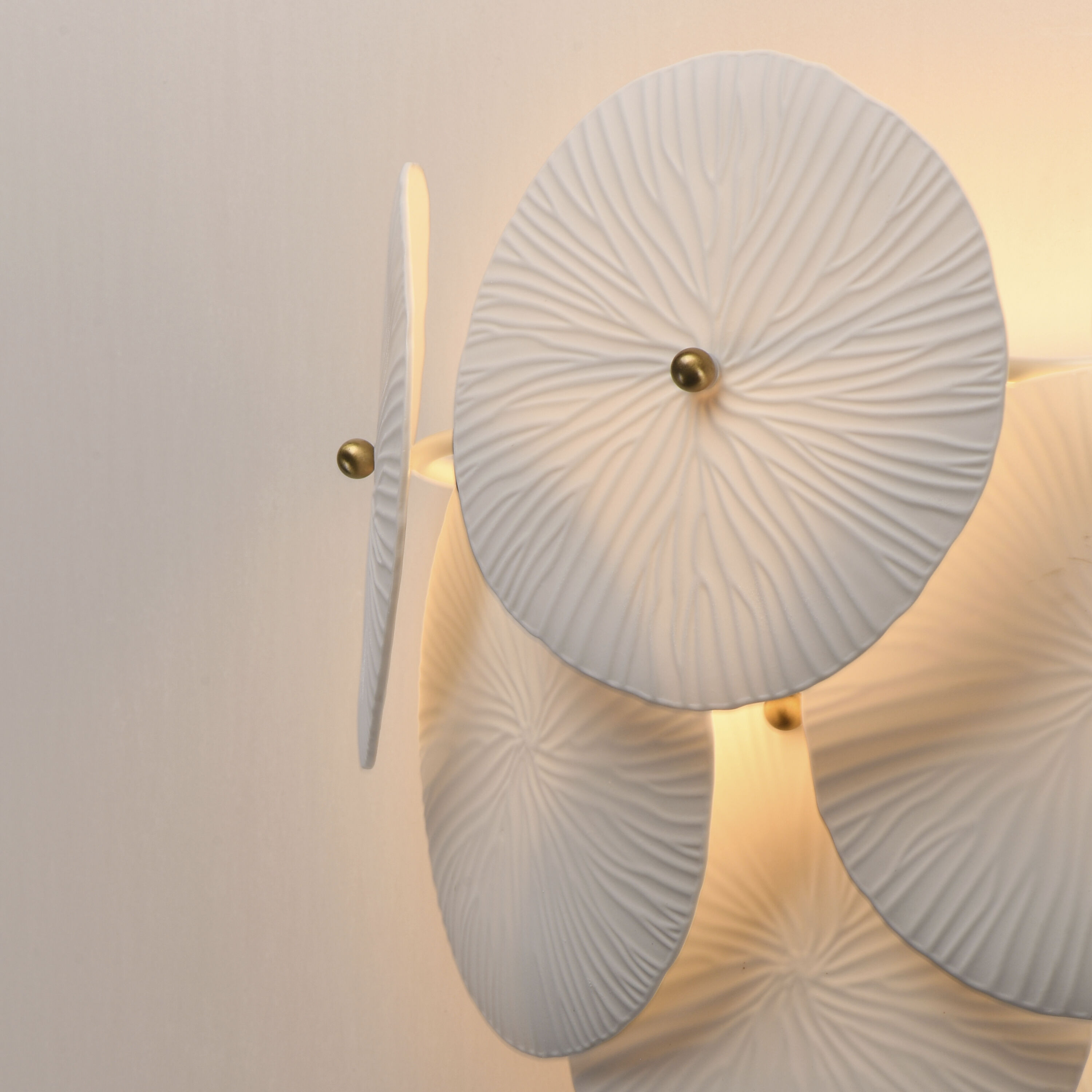 Isla 1 Light 12.5 inch Natural Aged Brass Wall Sconce Wall Light in White