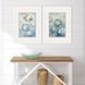 Swim Blue and Beige Framed Art