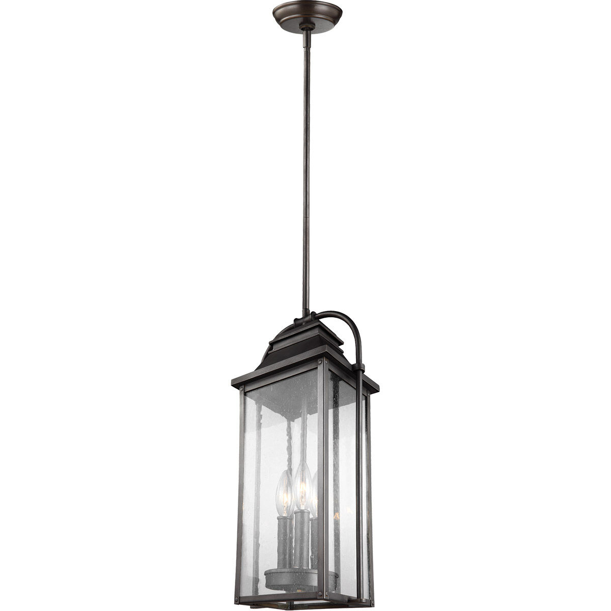 Sean Lavin Wellsworth 3 Light 8.5 inch Antique Bronze Outdoor Pendant