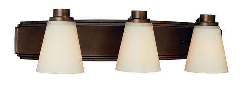 Southport 3 Light 24 inch Heirloom Bronze Bath Vanity Wall Light