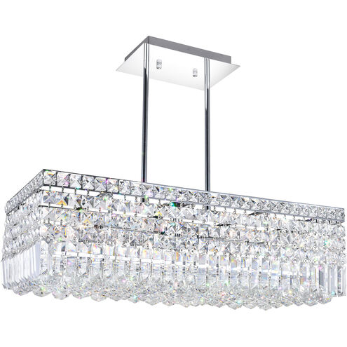 Colosseum 8 Light 26 inch Chrome Island/Pool Table Light Ceiling Light