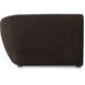 Amelia Dark Brown Sofa, Right