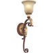 Villa Verona 1 Light 6 inch Verona Bronze with Aged Gold Leaf Accents Wall Sconce Wall Light