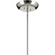 Moraine LED Polished Nickel Chandelier Ceiling Light