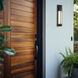 Axis 1 Light 15 inch Coastal Black Outdoor Sconce, Small
