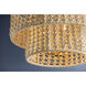 Yorkhill 3 Light 22 inch Vintage Gold Leaf Pendant Ceiling Light