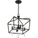 Laurel Estate 4 Light 14 inch Coal Semi Flush Ceiling Light