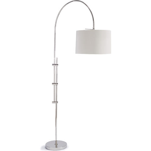 Arc 84 inch 100.00 watt Polished Nickel Floor Lamp Portable Light
