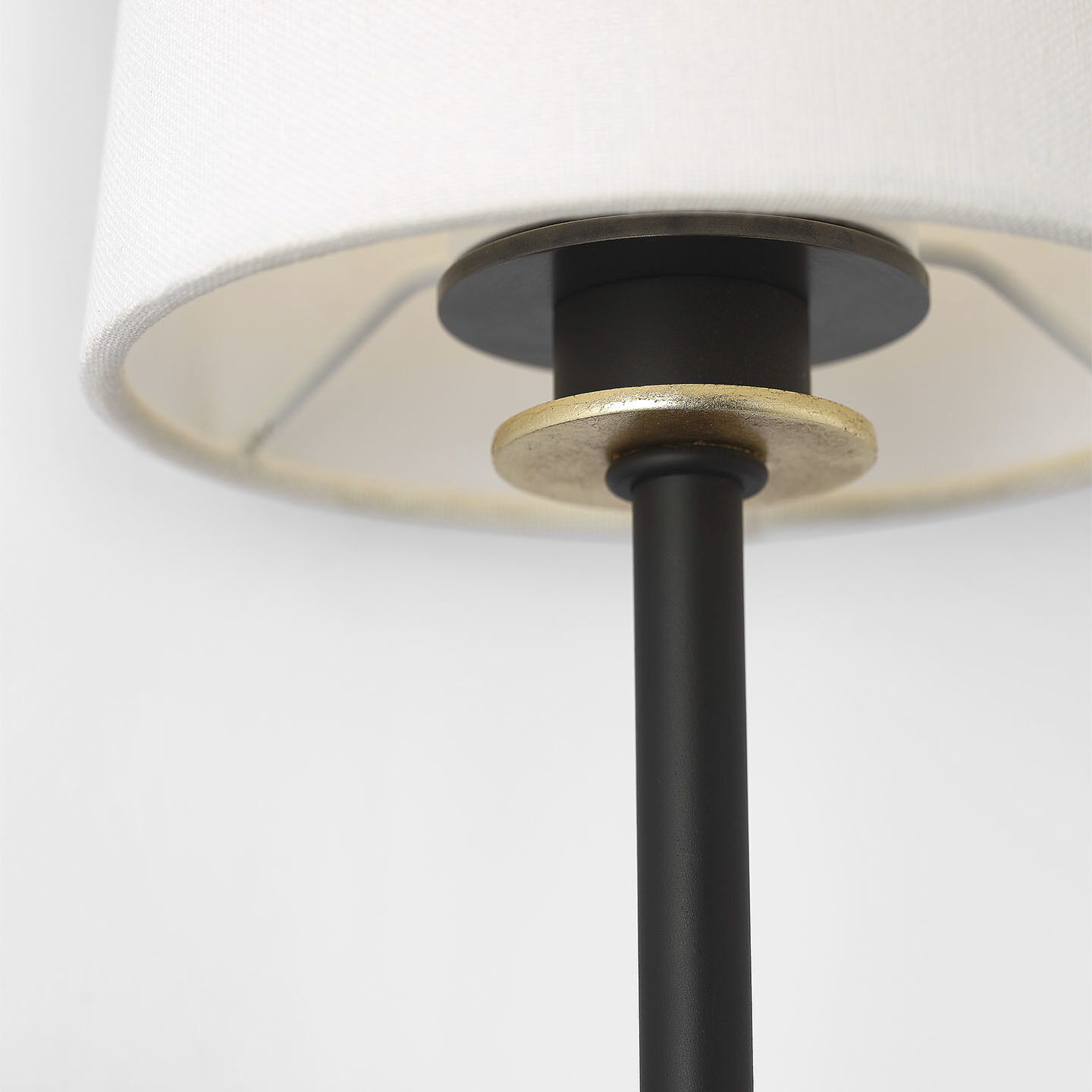 Julie Neill Lucia LED 5.5 inch Matte Black and Crystal Cordless Sconce Wall Light