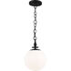 TOB by Thomas O'Brien Capri 1 Light 11 inch Aged Iron Pendant Ceiling Light