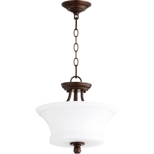 Rossington 2 Light 13 inch Oiled Bronze Dual Mount Ceiling Light