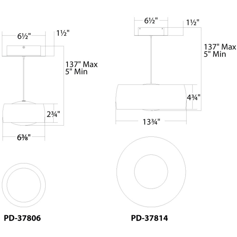 Tic Toc LED 13.75 inch Brushed Aluminum Pendant Ceiling Light, dweLED