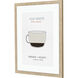 Cappuccino / Cold Brew / Flat White / Mocha Beige and Blue and Brown and Black Framed Art, Propac