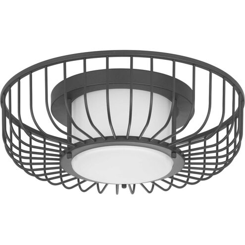 Finesse LED 15 inch Graphite Flush Mount Ceiling Light