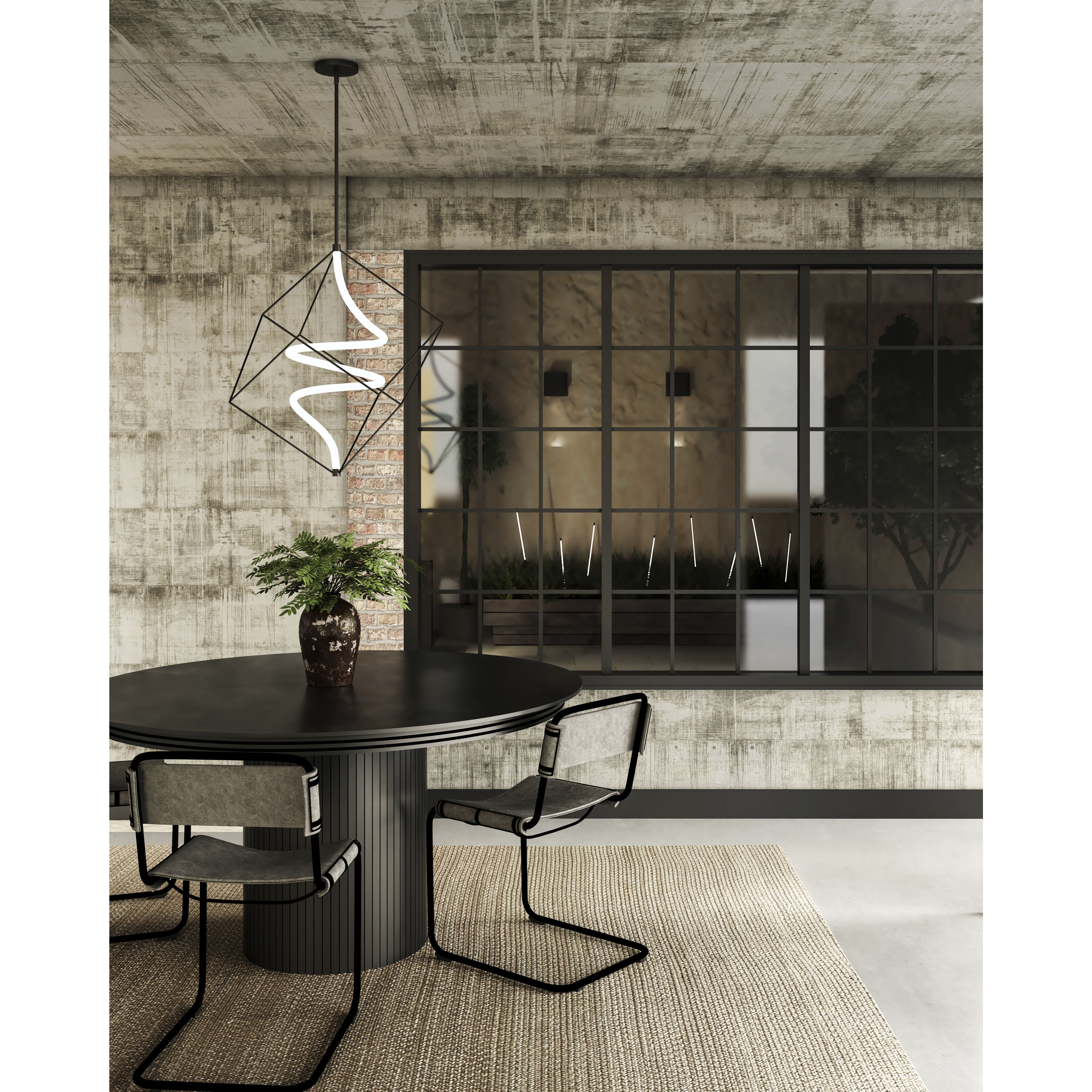 Script Pendant Ceiling Light