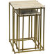 Bellagio Gold and Beige Side Table