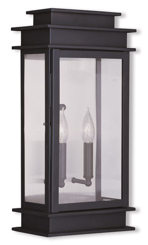Princeton 2 Light 19 inch Bronze Outdoor Wall Lantern