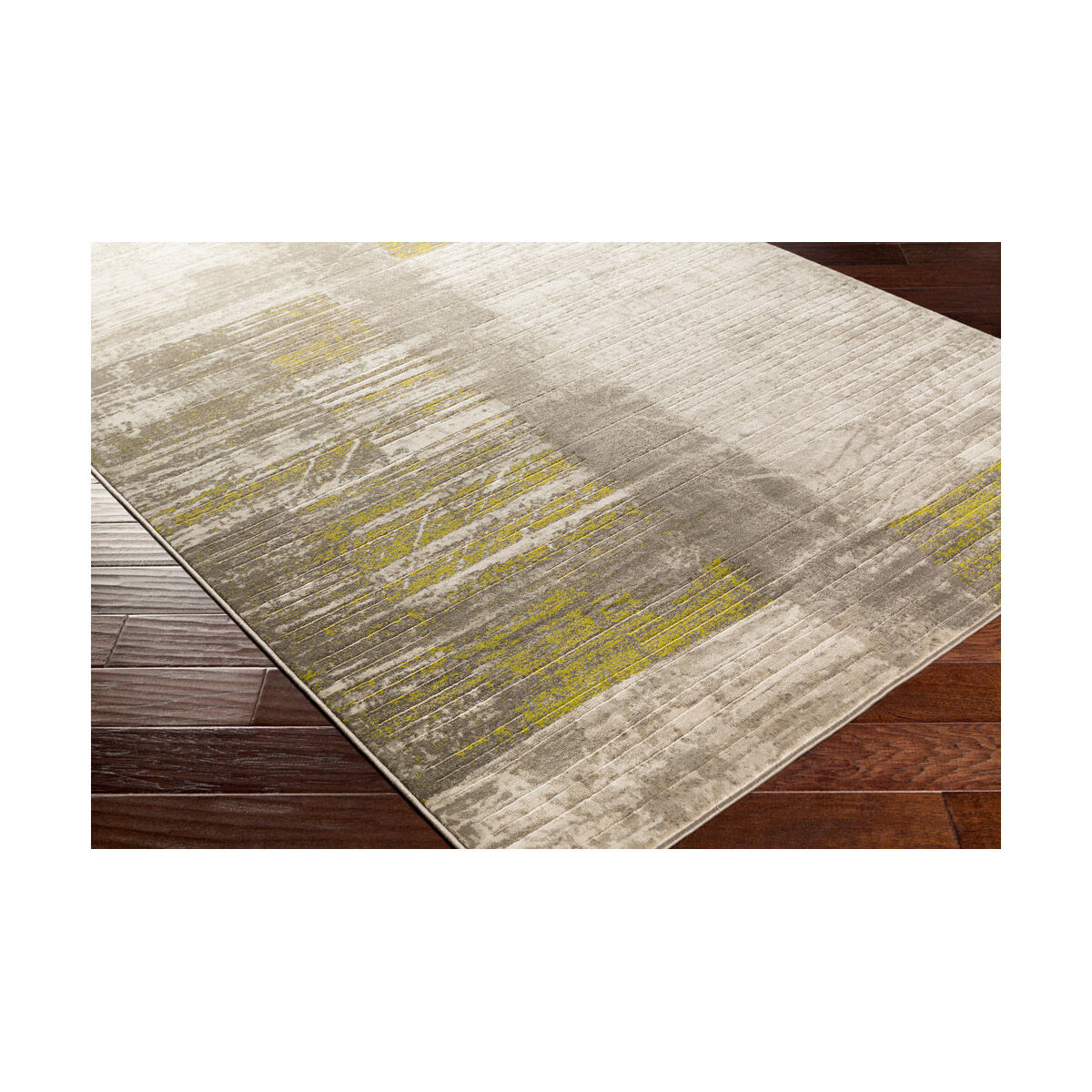 Jax 91 X 63 inch Olive/Dark Brown/Light Gray Rugs, Polypropylene