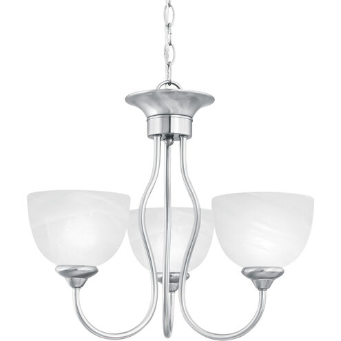 Tahoe 3 Light 19 inch Brushed Nickel Chandelier Ceiling Light