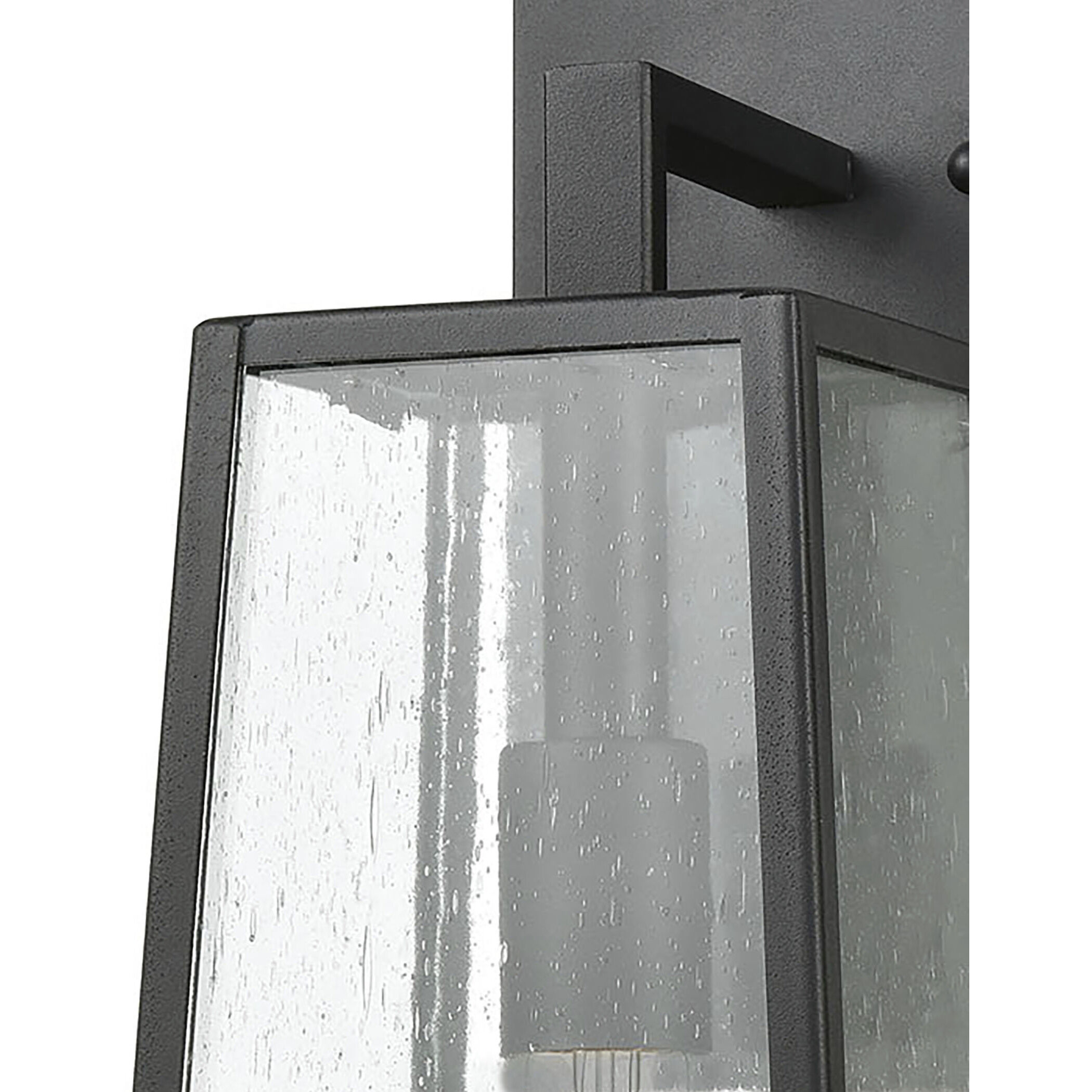 Meditterano 1 Light 18 inch Matte Black Outdoor Sconce