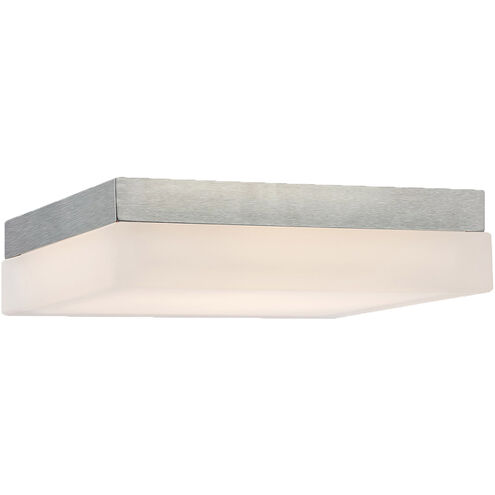 Dice LED 9 inch Brushed Nickel Flush Mount Ceiling Light in 2700K, dweLED