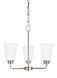 Kerrville 3 Light 17.88 inch Brushed Nickel Chandelier Ceiling Light