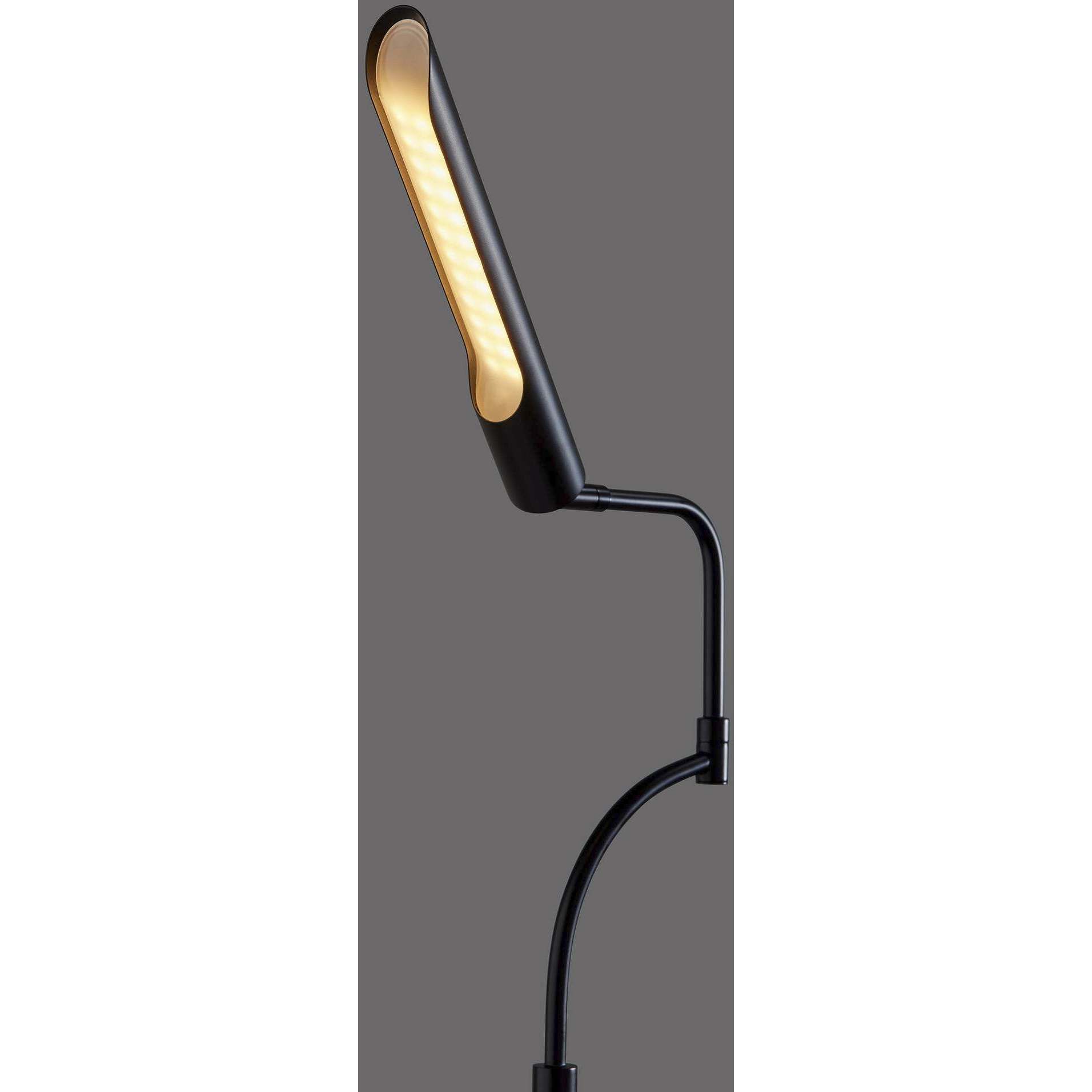 Zane 56.5 inch 10.00 watt Black Floor Lamp Portable Light, with Smart Switch