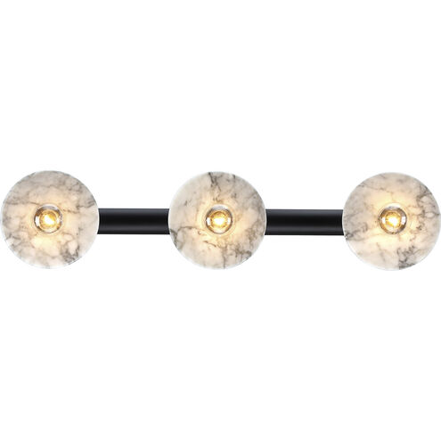 Fina LED 24.75 inch Matte Black Vanity Wall Light