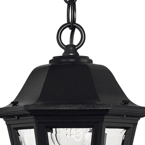Estate Series Manor House LED 9 inch Black Outdoor Hanging Lantern