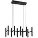 Verticals LED 30 inch Black Pendant Ceiling Light in 20