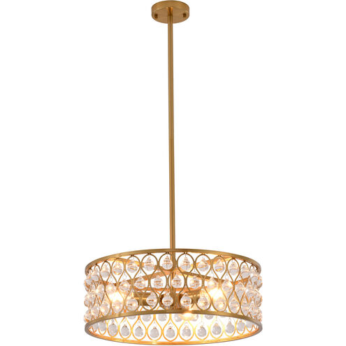 Canada 3 Light 20 inch Gold Chandelier Ceiling Light