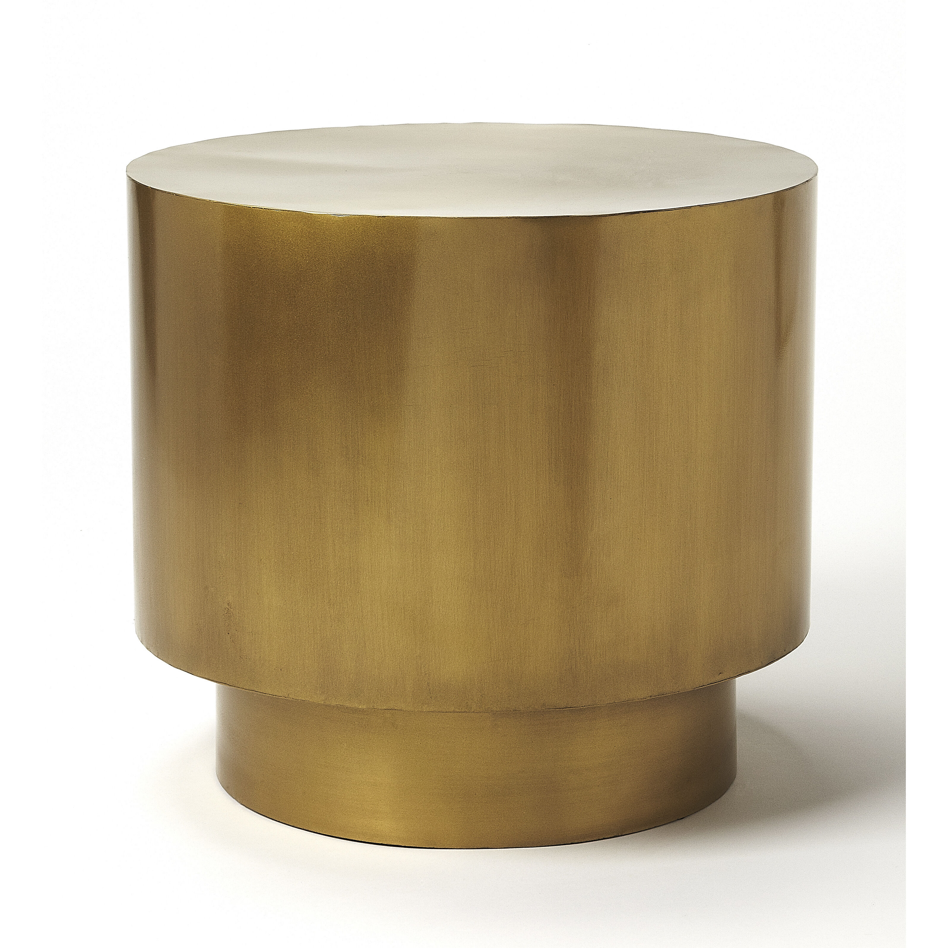 Ervin Gold Metal 18 X 18 inch Metalworks Accent Table