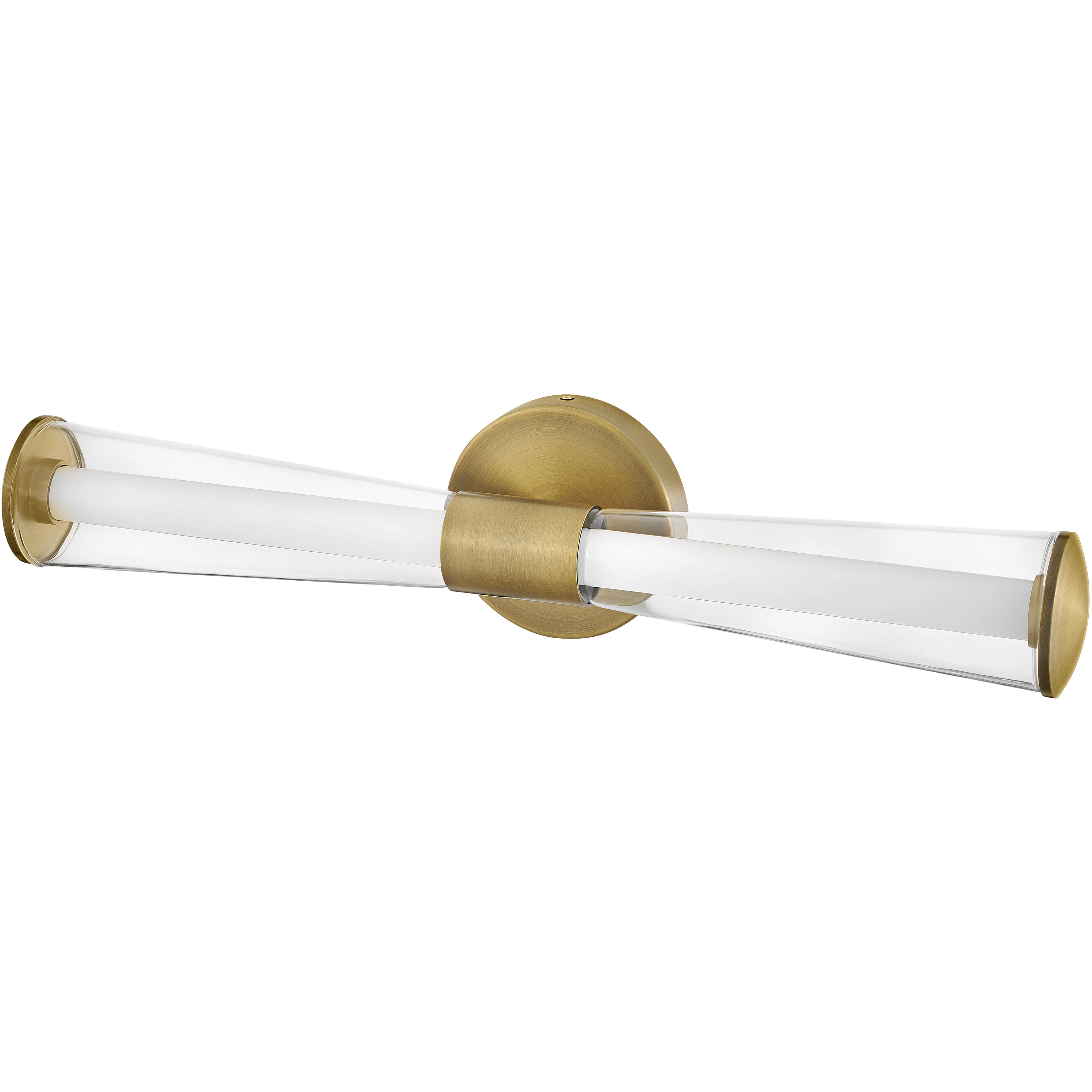 Elin LED 23 inch Lacquered Brass Vanity Light Wall Light, Vertical