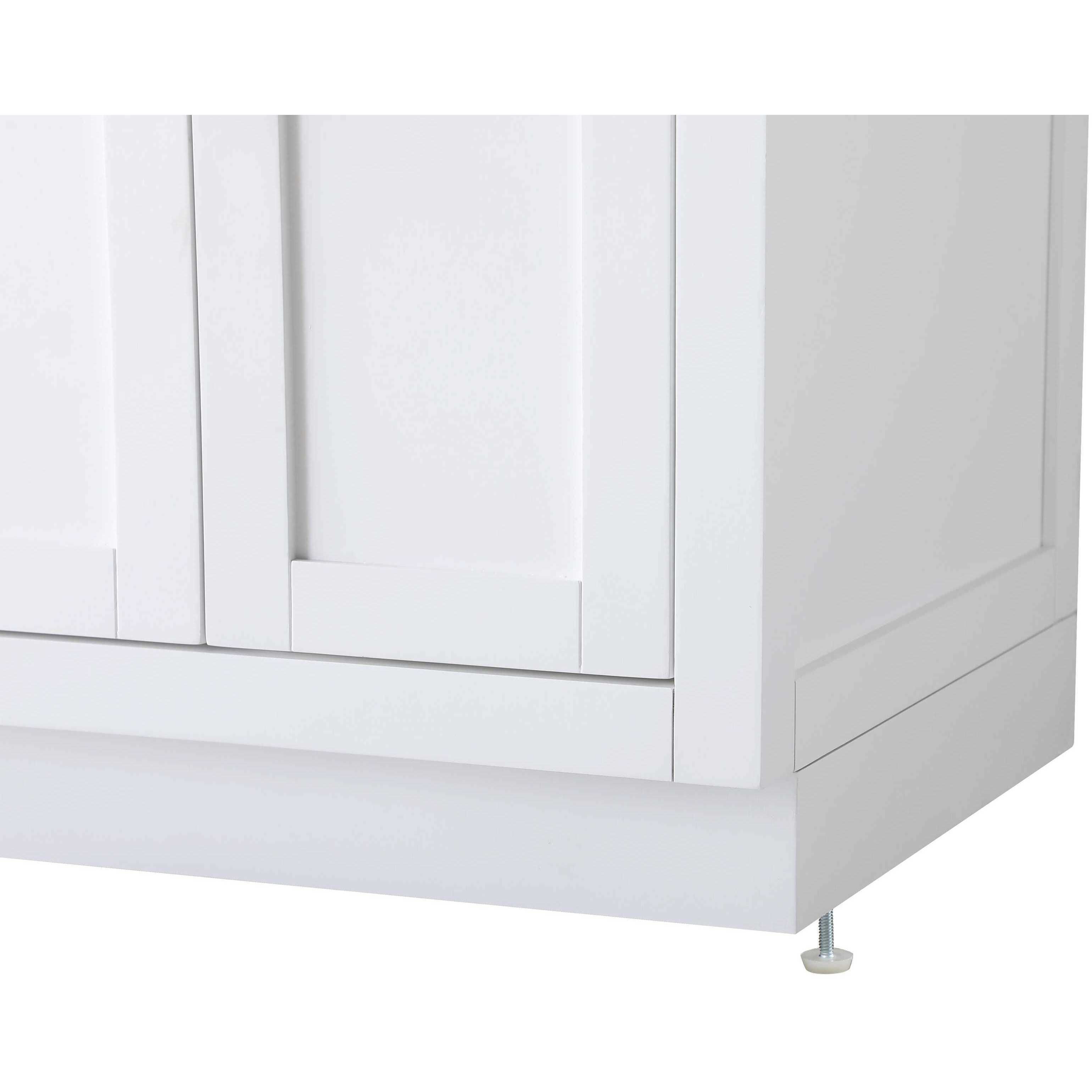 Alden 24 X 35 inch White Bathroom Vanity Cabinet