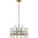 AERIN Bonnington 12 Light 24.25 inch Hand-Rubbed Antique Brass Chandelier Ceiling Light