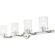 Munich 4 Light 35.5 inch Polished Chrome Vanity Sconce Wall Light