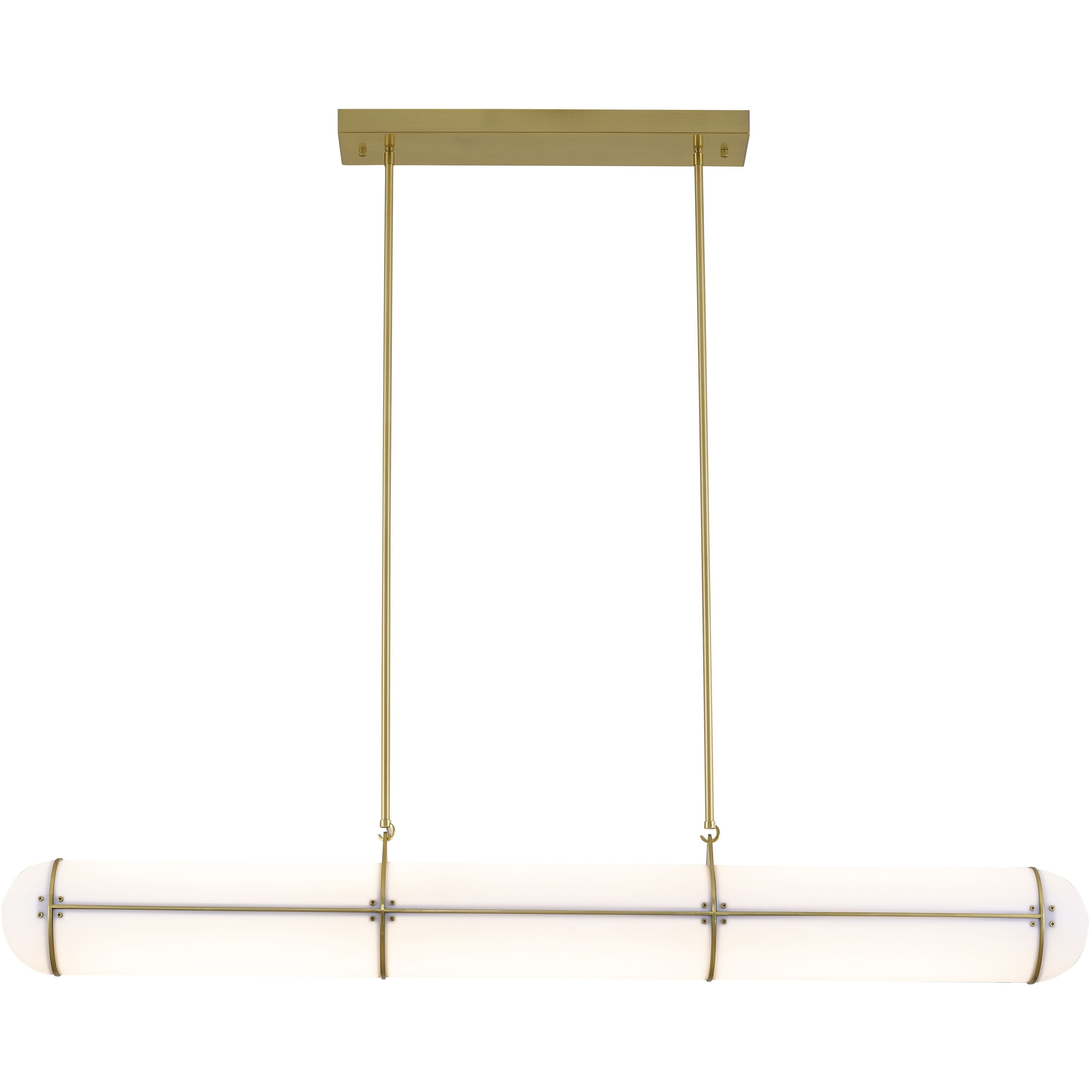 Canada Pendant Ceiling Light in Satin Brass
