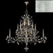 Crystal Laurel 20 Light 75 inch Silver Chandelier Ceiling Light in Silver Leaf
