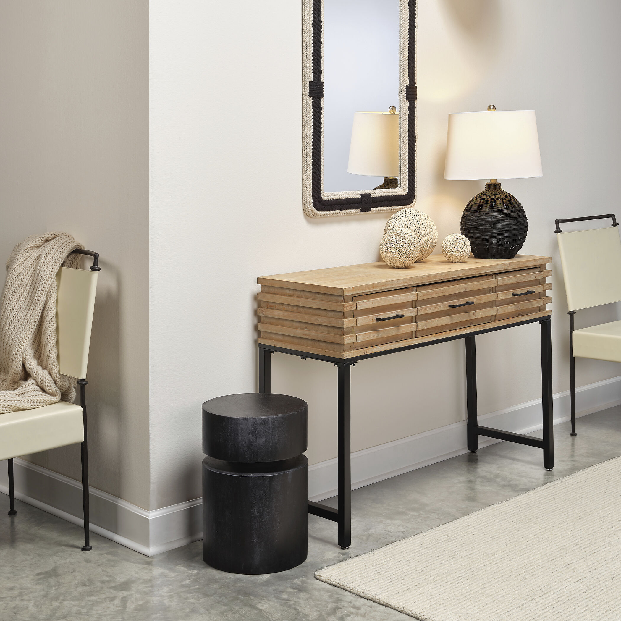 Dylan 19 X 13 inch Charcoal Side Table