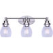 Carson 3 Light 24 inch Brushed Nickel Vanity Light Wall Light