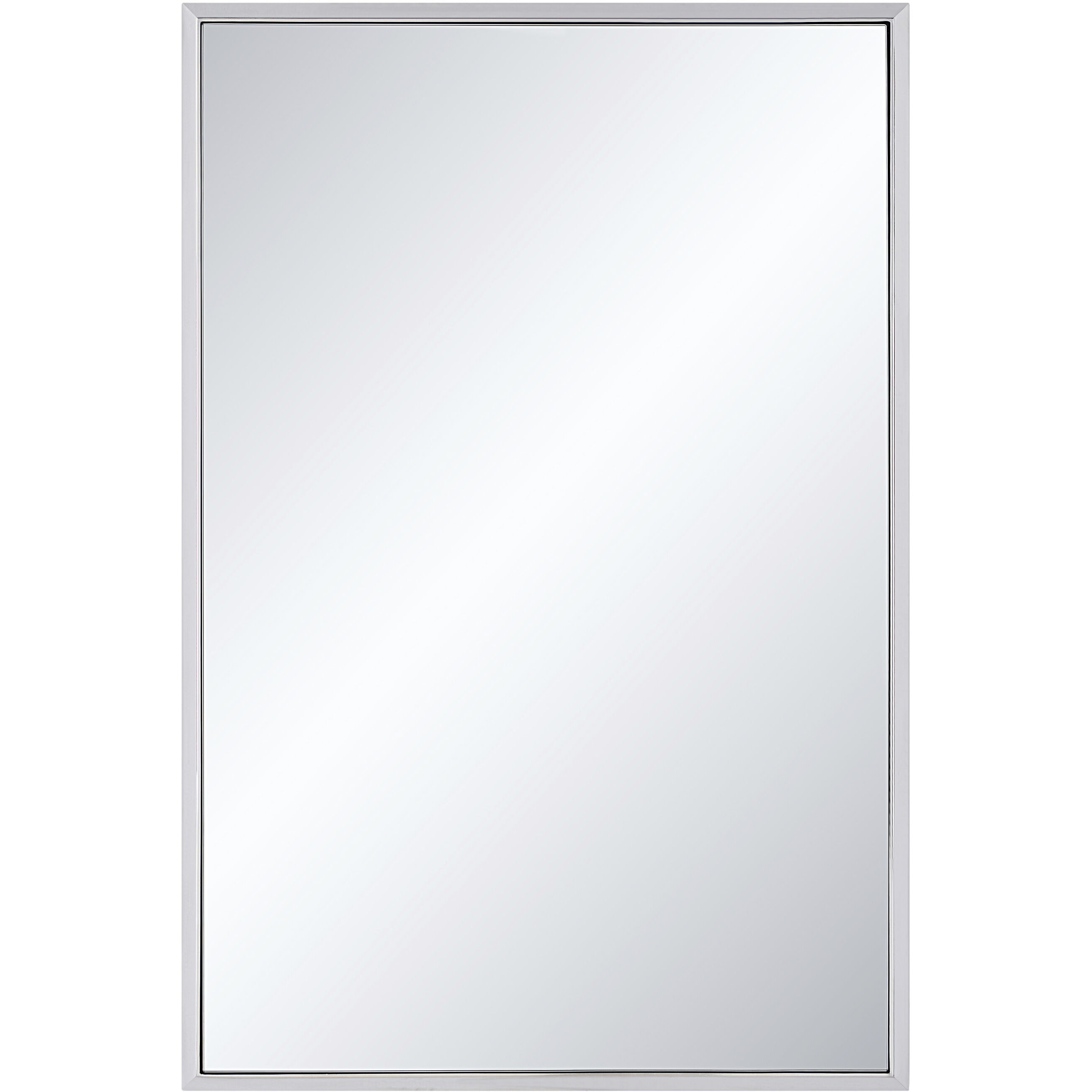 Dapia 36 X 24 inch Nickel Wall Mirror