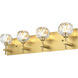 Graham 4 Light 25 inch Gold Wall Sconce Wall Light
